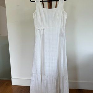 Vintage Paloma Wool White Long Tiered Dress